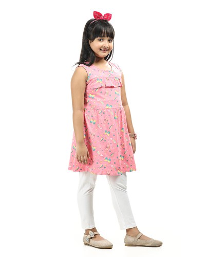 Girl's Sleeveless Frock